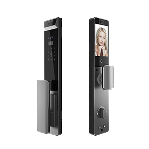 D6 Full-automatic 3D face recognition + 5.0-inch active intercom peephole dual camera fingerprint smart door lock