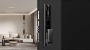 D12 Fully automatic 3D face recognition + 4.5-inch active intercom peephole fingerprint smart door lock