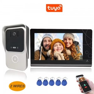 7 Inch Video Intercom Doorbell Camera Tuya Smart APP Door Phone Entry System Night Vision for Villa Home Security