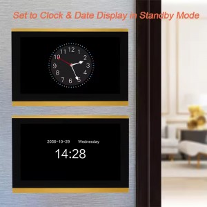 IP Intercoms System 10 Inch Display Monitor Tuya Smart APP Remote RFIC Access Video Door Phone Villa Apartment Doorbell Camera