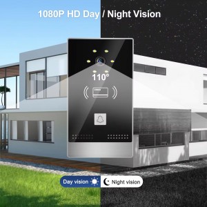 Smart Digital IP Video Intercom Doorbell Camera Home Villa 7_ Intercom Door Phone Cat 5 RJ45 Wired Video Door Bell for Villa