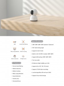 Wireless Smart P&T Camera